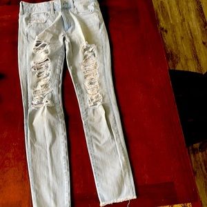 Ripped jeans, size 8. American Eagle Outfitters.